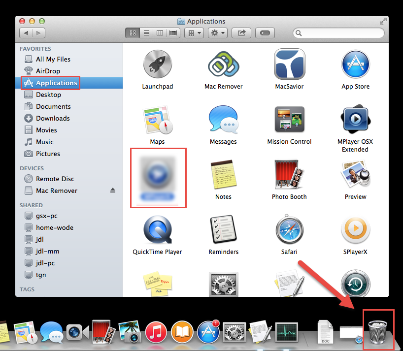 look for files from specific app ion mac